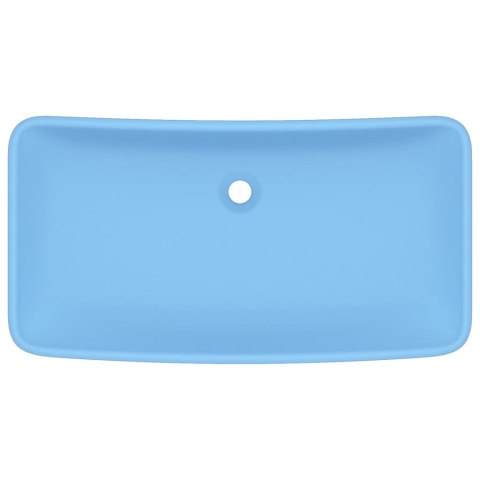 UMYWALKA PROSTOKĄTNA MATOWY BŁĘKIT 71X38CM CERAMIKA