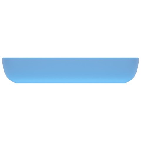 UMYWALKA PROSTOKĄTNA MATOWY BŁĘKIT 71X38CM CERAMIKA