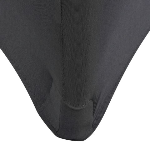 ELASTYCZNY POKROWIEC NA STÓŁ 183X76X74CM 2 SZT ANTRACYTOWY SZARY