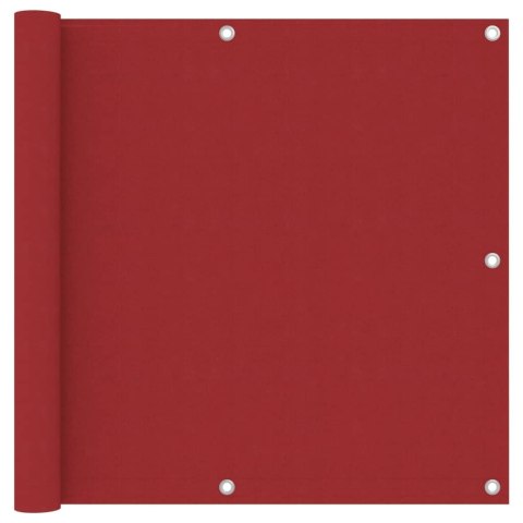 PARAWAN BALKONOWY CZERWONY 90X500CM WODOODPORNY