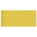 PARAWAN BALKONOWY ŻÓŁTY 75X400CM HDPE