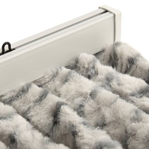 ZASŁONA PRZECIWKO OWADOM JASNO I CIEMNOSZARA 90X220CM SZENIL