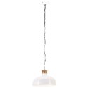 INDUSTRIALNA LAMPA WISZĄCA 58CM BIAŁA E27