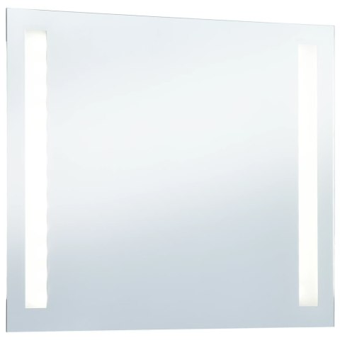 ŚCIENNE LUSTRO ŁAZIENKOWE Z LED 80X60CM