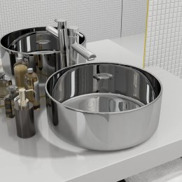 UMYWALKA 40X15CM CERAMICZNA SREBRNA