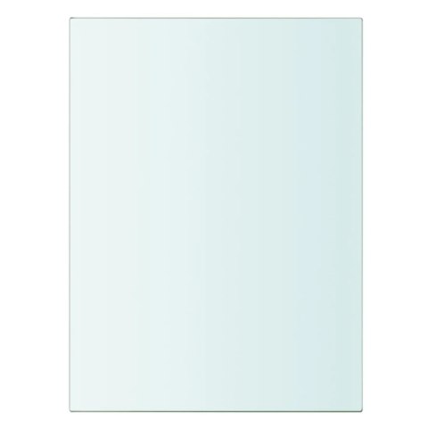 PÓŁKI 2 SZT SZKLANY PRZEZROCZYSTY PANEL 20X15CM