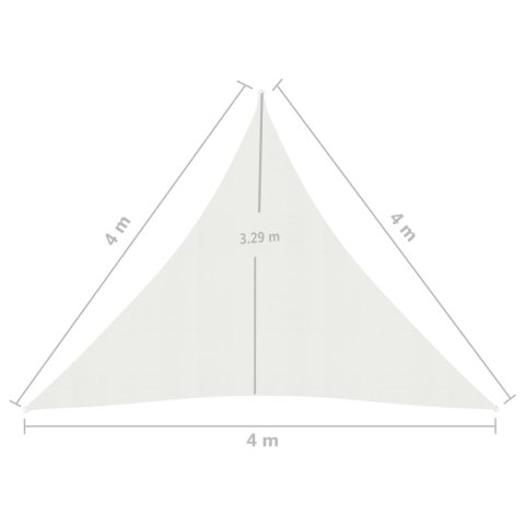 ŻAGIEL PRZECIWSŁONECZNY OGRODOWY MARKIZA TARAS 160G/M² BIAŁY 4X4X4M