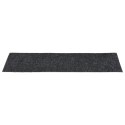 SAMOPRZYLEPNE NAKŁADKI NA SCHODY 15 SZT 76X20CM CZARNE