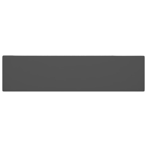 UMYWALKA Z OTWOREM PRZELEWOWYM CERAMIKA CIEMNOSZARA