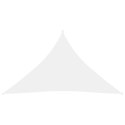 ŻAGIEL PRZECIWSŁONECZNY OGRODOWY WODOODPORNY MARKIZA TARAS TRÓJKĄTNY 5X5X6M BIAŁY
