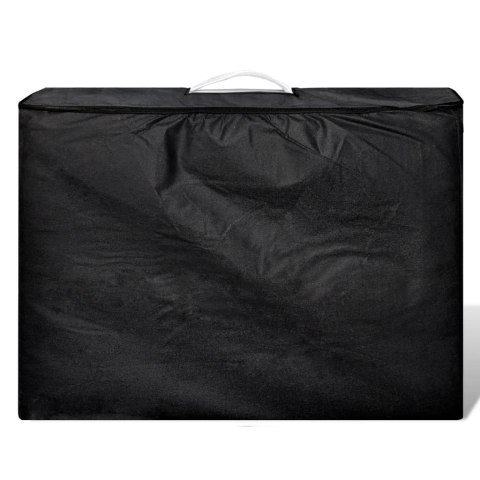 SKŁADANY STÓŁ DO MASAŻU Z ALUMINIOWĄ RAMĄ 2 STREFY KREMOWY