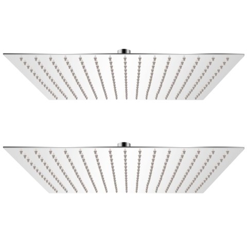 DESZCZOWNICE ZE STALI NIERDZEWNEJ 2 SZT 40X40CM