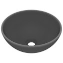 UMYWALKA ŁAZIENKOWA MATOWA CIEMNOSZARA 32,5X14CM OKRĄGŁA