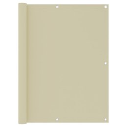 PARAWAN BALKONOWY KREMOWY 120X500CM WODOODPORNY