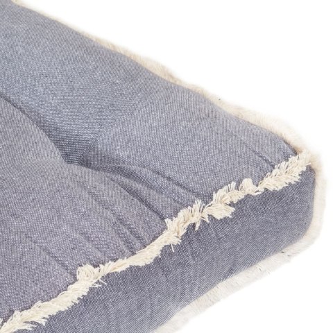 PODUSZKA NA SOFĘ Z PALET ANTRACYTOWA 120X80X10CM