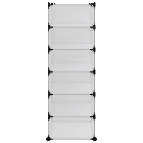 STOJAK NA BUTY PRZEZROCZYSTY 94,5X36,5X106CM