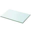 PÓŁKI 2 SZT PANEL Z PRZEZROCZYSTEGO SZKŁA 30X15CM