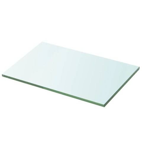 PÓŁKI 2 SZT PANEL Z PRZEZROCZYSTEGO SZKŁA 30X15CM