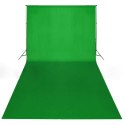 ZIELONE TŁO FOTOGRAFICZNE BAWEŁNIANE 600X300CM CHROMA KEY