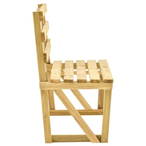 ŁAWKA OGRODOWA 120CM IMPREGNOWANE DREWNO SOSNOWE