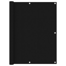 PARAWAN BALKONOWY CZARNY 120X400CM WODOODPORNY