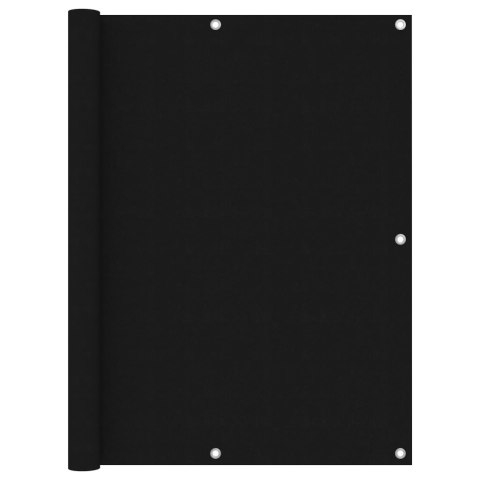 PARAWAN BALKONOWY CZARNY 120X400CM WODOODPORNY