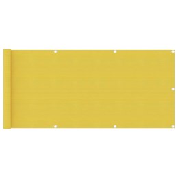 PARAWAN BALKONOWY ŻÓŁTY 75X500CM HDPE