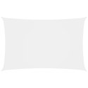 ŻAGIEL PRZECIWSŁONECZNY OGRODOWY WODOODPORNY MARKIZA TARAS PROSTOKĄT 2X4,5 M BIAŁY