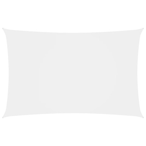 ŻAGIEL PRZECIWSŁONECZNY OGRODOWY WODOODPORNY MARKIZA TARAS PROSTOKĄT 2X4,5 M BIAŁY
