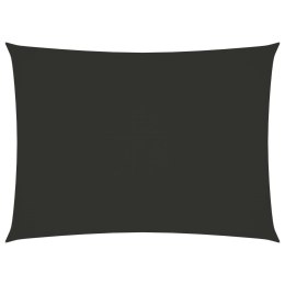 ŻAGIEL PRZECIWSŁONECZNY OGRODOWY WODOODPORNY MARKIZA TARAS PROSTOKĄT 3X4,5 M ANTRACYT
