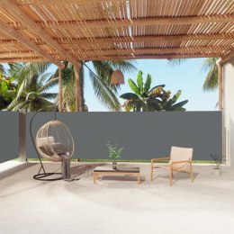 ZWIJANA MARKIZA BOCZNA ANTRACYTOWA 160X1000CM