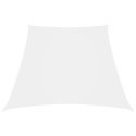ŻAGIEL PRZECIWSŁONECZNY OGRODOWY WODOODPORNY MARKIZA TARAS TRAPEZ 3/5X4M BIAŁY