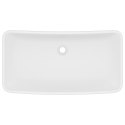 UMYWALKA PROSTOKĄTNA MATOWA BIEL 71X38CM CERAMICZNA