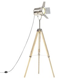 LAMPA PODŁOGOWA NA TRÓJNOGU DREWNO MANGO 140CM