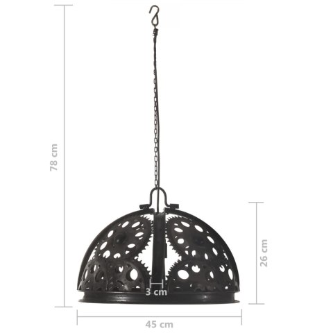 LAMPA WISZĄCA W INDUSTRIALNYM STYLU 45CM E27