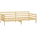 ŁÓŻKO DZIENNE Z MATERACEM 90X200CM DREWNO SOSNOWE