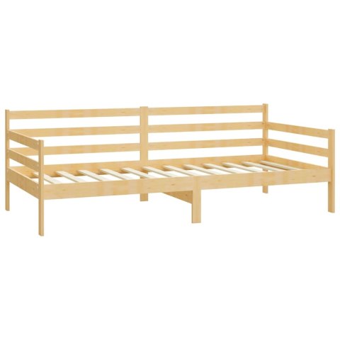ŁÓŻKO DZIENNE Z MATERACEM 90X200CM DREWNO SOSNOWE