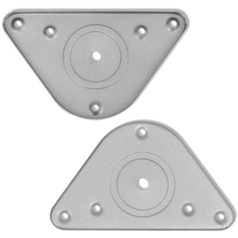 4 NOGI DO STOŁU Z REGULACJĄ WYSOKOŚCI 870MM CHROM