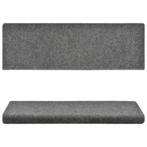 NAKŁADKI NA SCHODY 5 SZT JASNOSZARE 65X25CM