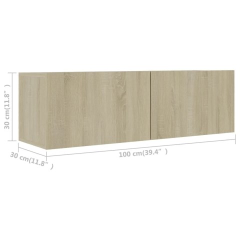 2-CZ. ZESTAW SZAFEK TV DĄB SONOMA