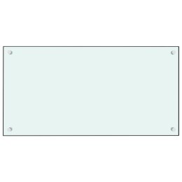 PANEL OCHRONNY DO KUCHNI BIAŁY 80X40CM SZKŁO HARTOWANE