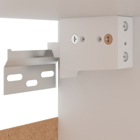 SZAFKI WISZĄCE 2 SZT SZAROŚĆ BETONU 50X31X60CM