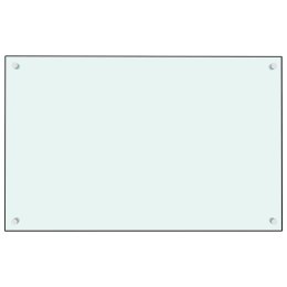 PANEL OCHRONNY DO KUCHNI BIAŁY 80X50CM SZKŁO HARTOWANE