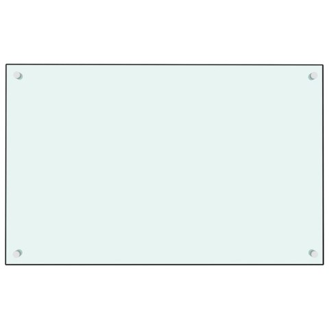 PANEL OCHRONNY DO KUCHNI BIAŁY 80X50CM SZKŁO HARTOWANE