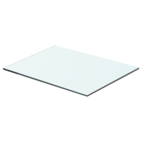 PÓŁKI 2 SZT PANEL Z PRZEZROCZYSTEGO SZKŁA 40X25CM