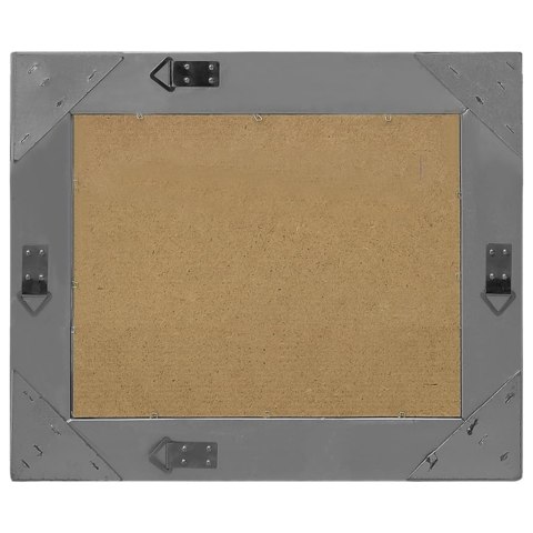 LUSTRO ŚCIENNE W STYLU BAROKOWYM 50X40CM CZARNE