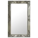 LUSTRO ŚCIENNE W STYLU BAROKOWYM 50X80CM SREBRNE