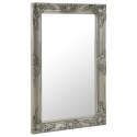 LUSTRO ŚCIENNE W STYLU BAROKOWYM 50X80CM SREBRNE