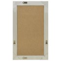 LUSTRO ŚCIENNE W STYLU BAROKOWYM 50X80CM SREBRNE