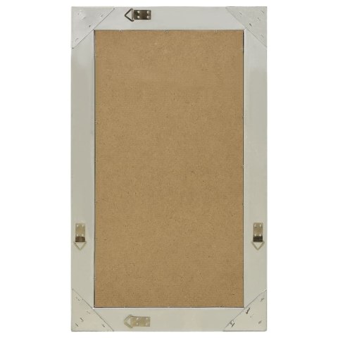 LUSTRO ŚCIENNE W STYLU BAROKOWYM 50X80CM SREBRNE